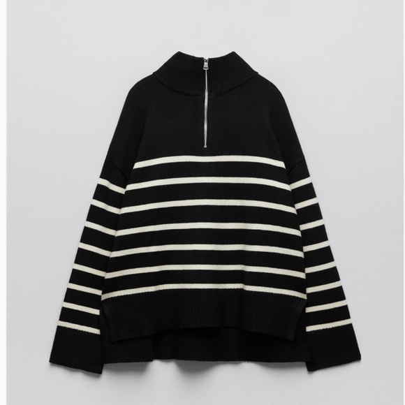 Zara striped sweater size M - Picture 5 of 6